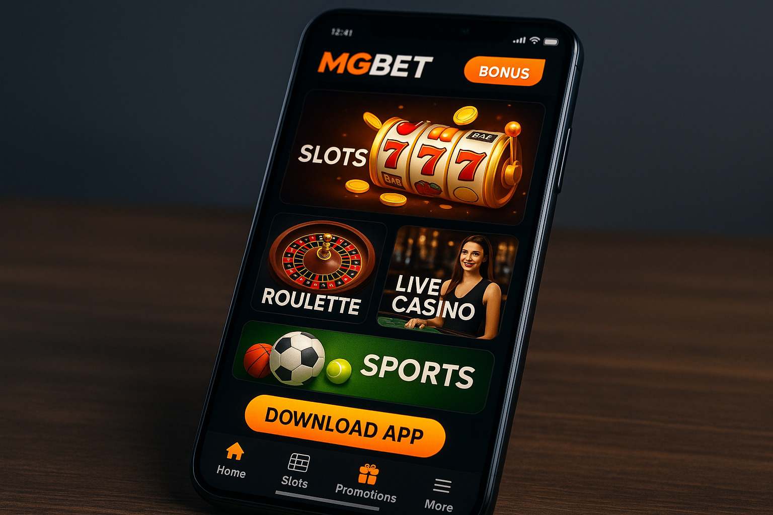Baixar o MGBET Cassino App