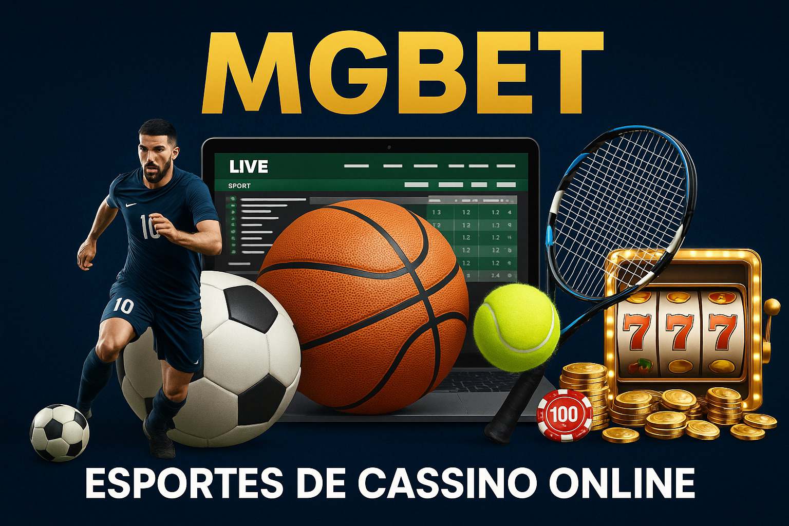 Aposte em apostas esportivas no cassino online MGBET